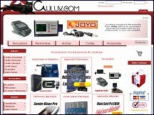 Aperu du site Gulux - accessoires et instruments de musique