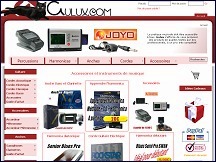 Aper�u du site Gulux - accessoires et instruments de musique