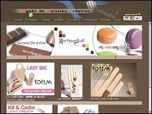 Aper�u du site Agn�s de Boissieu Cr�ation - bijoux et accessoires macarons