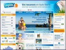 Aperu du site Logilib - locations vacances en France et  l'tranger