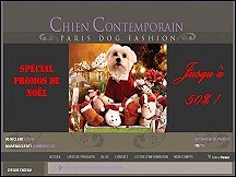 Aper�u du site Chien Contemporain - la boutique de chien fashion