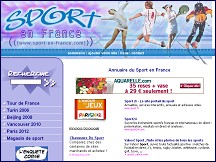 Aperu du site Annuaire Sport en France