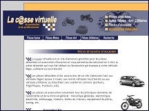 Aperu du site La Casse Virtuelle - pices dtaches auto, moto, utilitaires