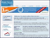 Aperu du site Banque Taux - guide pour trouver le meilleur taux de banque