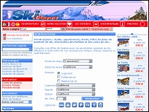 Aperu du site Ski Planet - rservation et location de sjours en stations de ski
