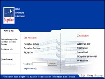 Aperçu du site Supélec
