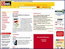 Aperçu du site 01net.