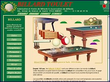 Aperçu du site Billards Toulet