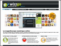 Aperçu du site Wizzgo - le magnétoscope numérique gratuit pour la TNT