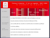 Aperçu du site Flécheux & Associés - cabinet d'Avocats à Paris