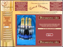 Aperçu du site Envie de Champagne - vente de champagne