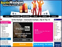 Aperu du site Sorties Musique - sorties musicales, albums, singles, clips...