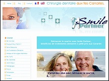 Aperu du site Smile Partner - chirurgie dentaire aux Iles Canaries