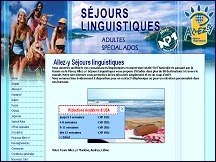 Aperu du site Allez-y.com - sjours linguistiques pour adultes et ados