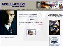 Aperçu du site Joss Beaumont - costumes et chemises homme sur mesure