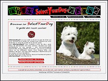 Aper�u du site Select Your Dog - guide des races canines