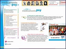 Aperu du site Medicaments-psy.fr - conseils pour bien utiliser les mdicaments psy