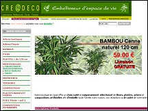 Creadeco - sp�cialiste de fleurs, plantes et arbres artificiels