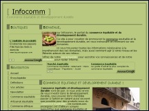 Aper�u du site Info-Commerce-Equitable.com - commerce �quitable et d�veloppement durable