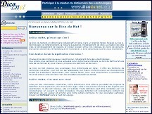 Aperçu du site Dico du Net - dictionnaire collaboratif en ligne