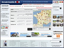 Aperu du site Site-Leader-Immobilier.fr - petites annonces immobilires