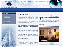 Aperu du site Aaron Invest Company - agence de dtectives privs  Paris