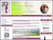 Aperu du site 20 Saveurs - caviste en ligne, vins et champagnes