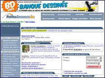 Aperçu du site PetitesAnnonces.be