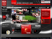 Aper�u du site NSH Football - articles de football, produits officiels des clubs