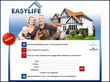 Aperu du site Easylife Home - pour devenir propritaire grce  la garantie de loyer