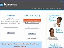 Kadolog - listes de cadeaux pour toutes les occasions