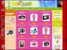 Aper�u du site Cartoons-Cadeaux.com - gadgets, cadeaux originaux et dr�les