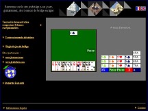 Aperçu du site Tournois gratuits de bridge en ligne
