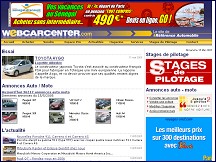 Aperu du site Web Car Center
