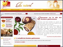 Aperçu du site Les Fermiers Gastronomes - vente de produits fermiers charentais