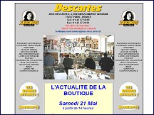 Aperçu du site Descartes Editeur - Eurogames