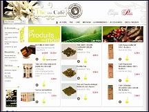 Aper�u du site Th� ou Caf� - la boutique du th� et caf�, accessoires infusions