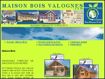 Aperçu du site Maison-Bois-Valogne.com - constructeur de maison en bois