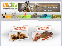 Aper�u du site Animalerie Reduc - produits animaliers aux prix discount
