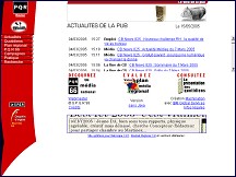 Aperçu du site PQR : Le site de la pub