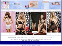Aper�u du site D�licieuse Lingerie - boutique de lingerie haut de gamme, bas et collants