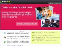 Aperu du site Hellotipi - crez le site web de votre famille