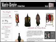 Aperu du site Atelier-Boutique de Marie-Rene - cratrice de mode en maille