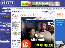 Aperçu du site TRIBAL, le magazine de la tribu jeune !