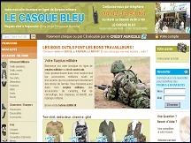 Aperçu du site Le Casque Bleu - boutique de surplus militaires