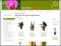 Aperu du site Plantes Boutik - plantes vertes et articles de jardinage