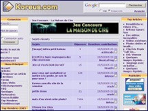 Aperu du site Koreus.com - toute l'actualit insolite du Net