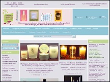 Aper�u du site Cadeaux Senteurs D�co - vente de bougies, senteurs et id�es cadeaux