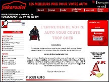 Aperu du site Yakarouler - pices dtaches et accessoires auto au prix discount