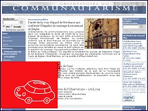 Aperçu du site Observatoire du communautarisme